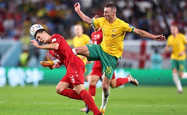 Christensen no pudo evitar la eliminación de su país. GETTY