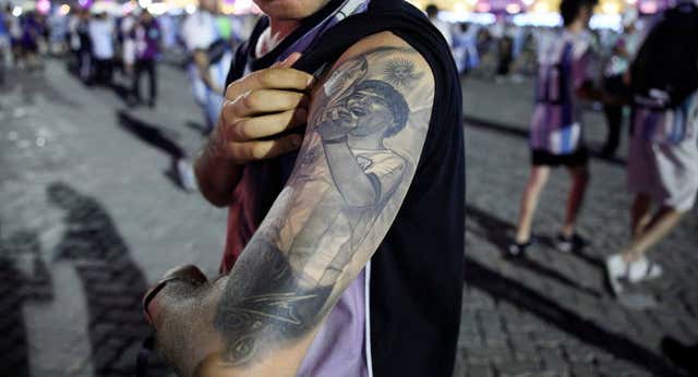 Así son los tatuajes de Argentina: de Maradona a Messi y la promesa del Mundial