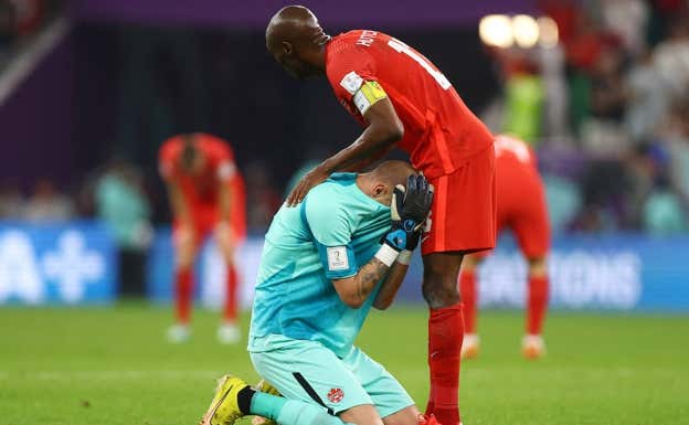 Borjan, desconsolado.  REUTERS