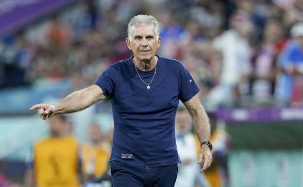 Carlos Queiroz, durante el Mundial.  Getty Images