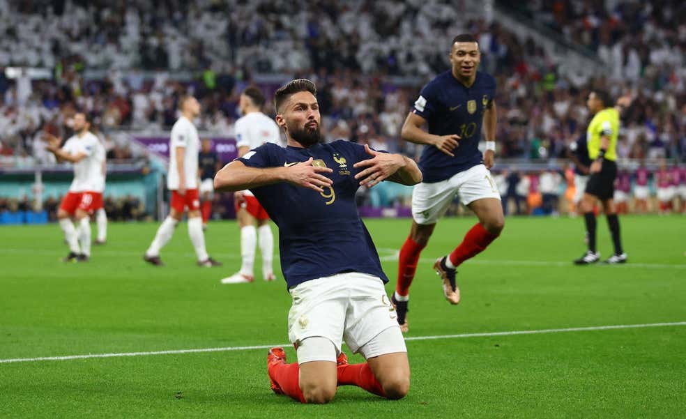 Giroud se convierte en el máximo goleador de la historia de Francia