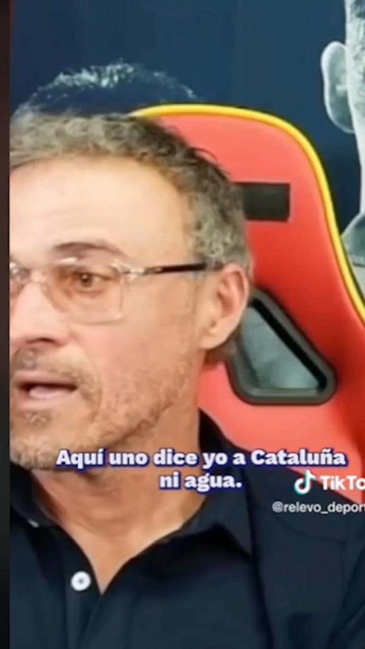 Luis Enrique: «¿A Cataluña ni agua? Pues prefiero que no des tu dinero»