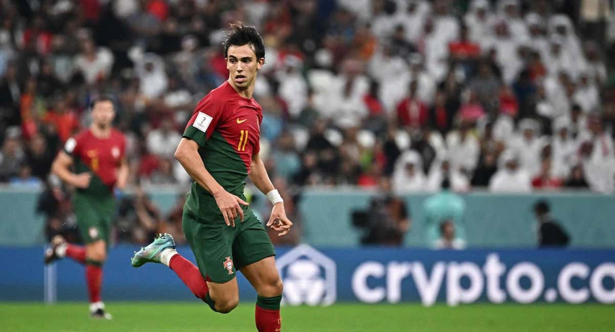Joao Félix, durante la goleada contra Suiza. /AFP