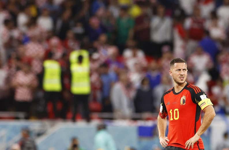 Eden Hazard se retira de la selección belga