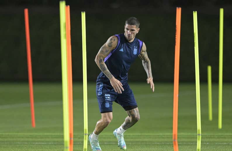 Scaloni, De Paul y las filtraciones