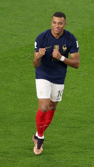 Imagen de Mbappé en el Mundial de Catar. REUTERS