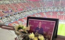 Grant Wahl, el periodista fallecido en Catar, fue homenajeado en el Inglaterra-Francia