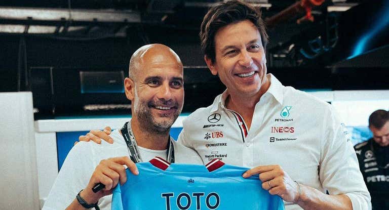 La conexión inesperada entre Pep Guardiola y Toto Wolff, dos gestores de grupo de máximo nivel