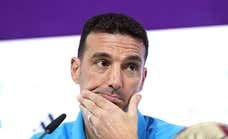 Scaloni defiende a sus jugadores antes de la semifinal contra Croacia
