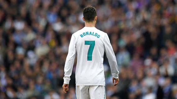 Cristiano Ronaldo, en un partido con el Real Madrid./