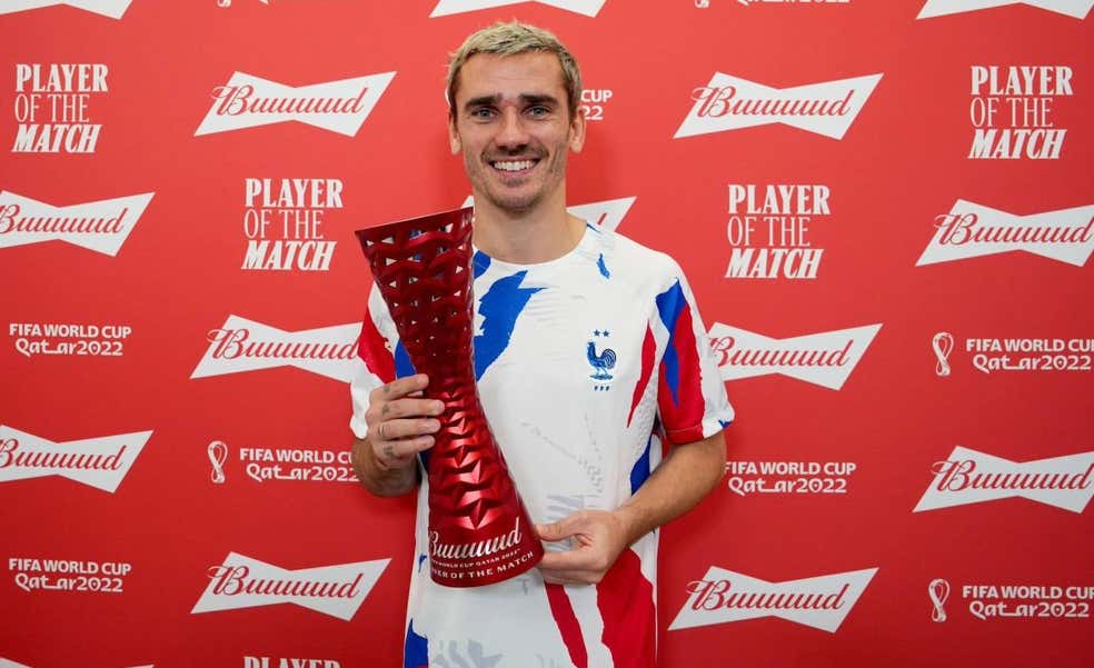 Griezmann, MVP: «En Argentina tienen al mejor del mundo»