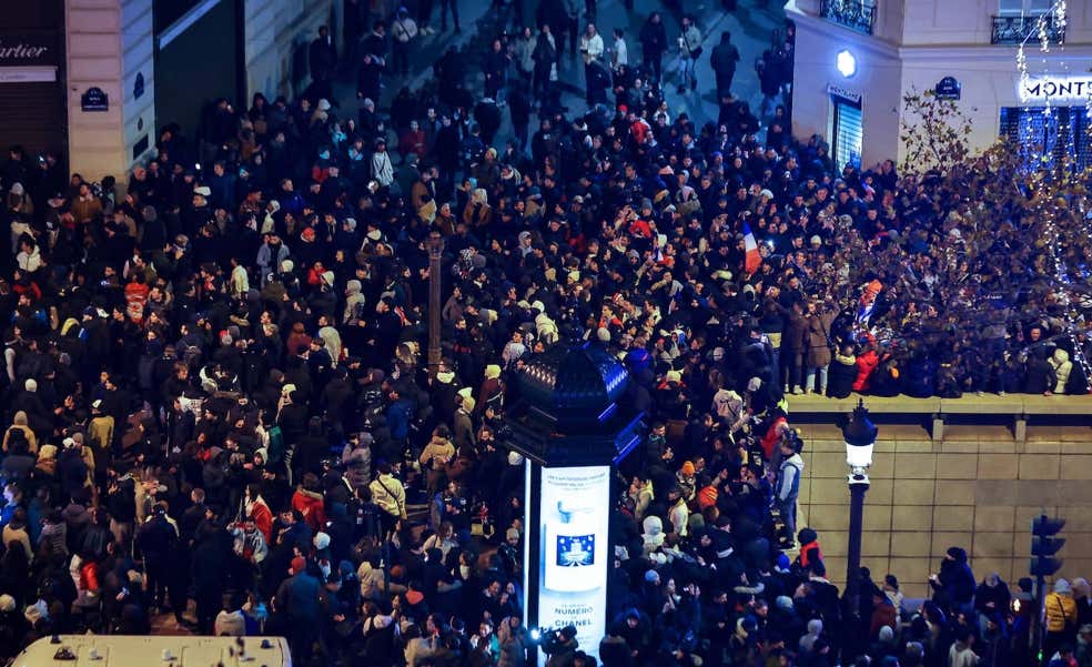 El pase de Francia a la final del Mundial se salda con un muerto y 250 detenidos