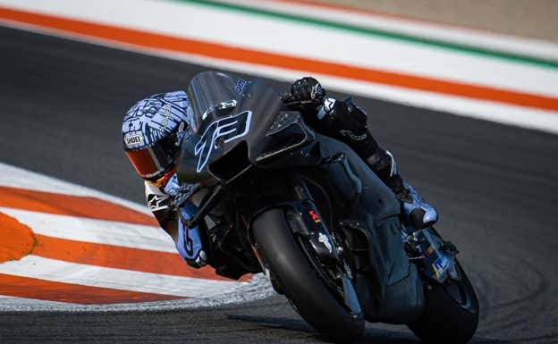 Álex Márquez, en el test post temporada de MotoGP con Ducati.  MotoGP
