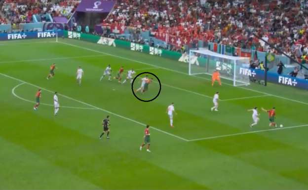 Uno de los goles de Gonçalo Ramos. FIFA