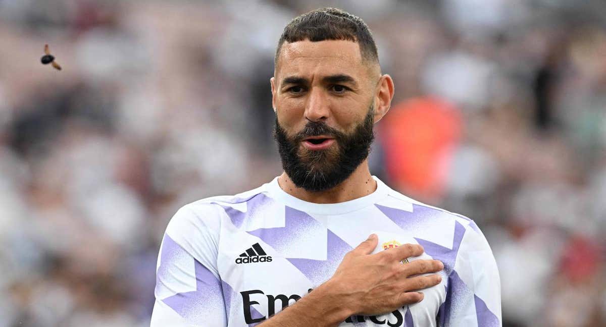 Karim Benzema, delantero del Real Madrid.