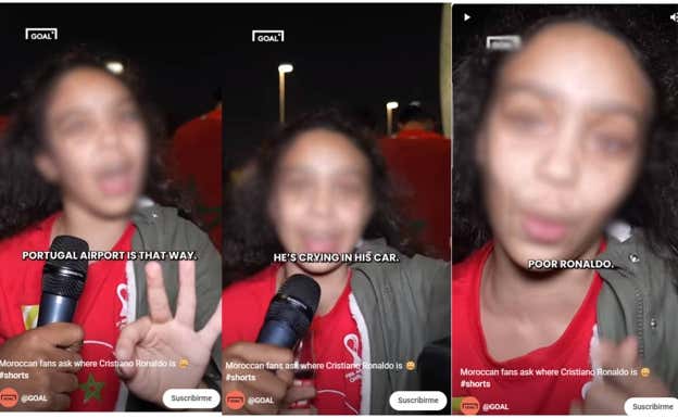 La niña marroquí acosada en el Mundial y su padre niegan que la mujer del audio viral sea su madre