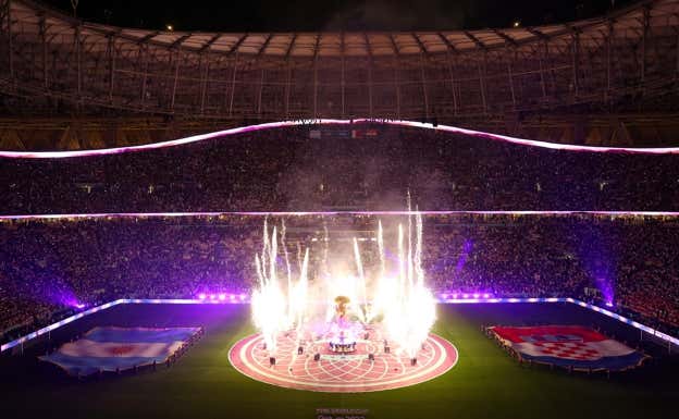 El Lusail Stadium en la semifinal Argentina - Croacia de Catar 2022. REUTERS / HANNAH MCKAY