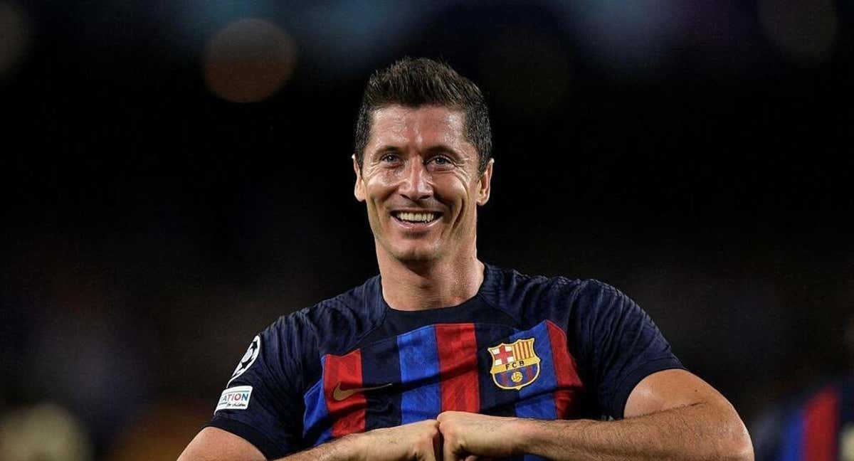 Robert Lewandowski, fichaje estrella del Barça en la temporada 2022-2023. /GETTY
