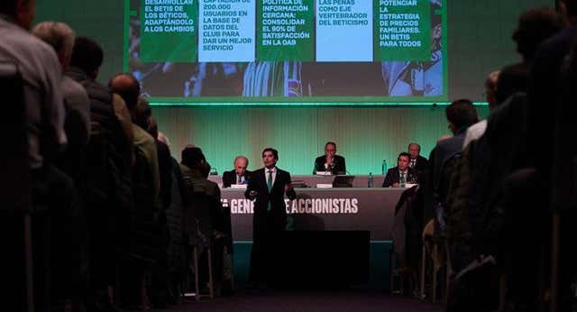 La carta de Ángel Haro a los accionistas del Betis