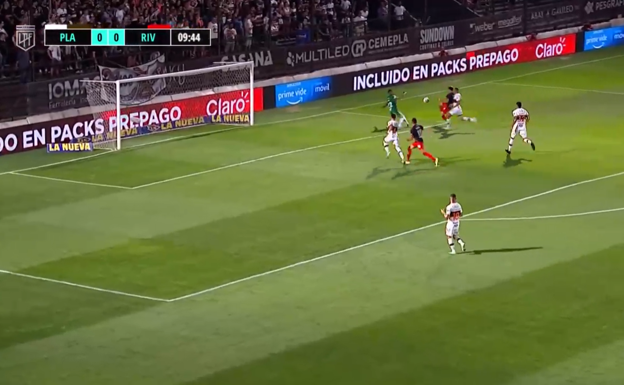El último gol de Julián con la camiseta de River.