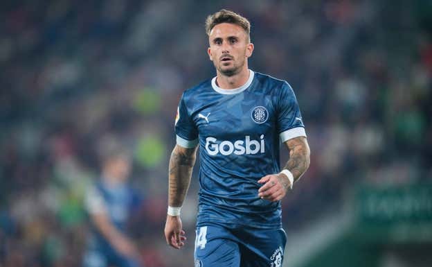 Aleix García, en un partido con el Girona. GETTY