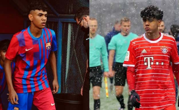 Adam. con el Barça y el Bayern.