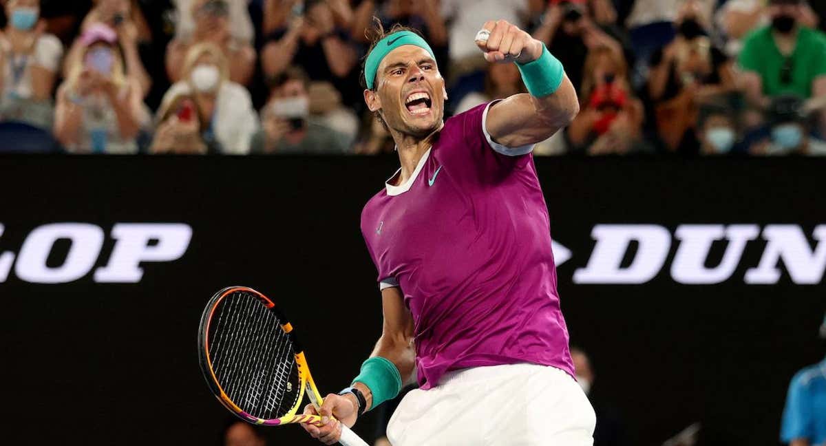 Rafael Nadal, durante el último Abierto de Australia. /AFP