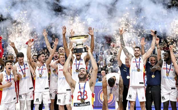 España, campeona del Eurobasket. EFE
