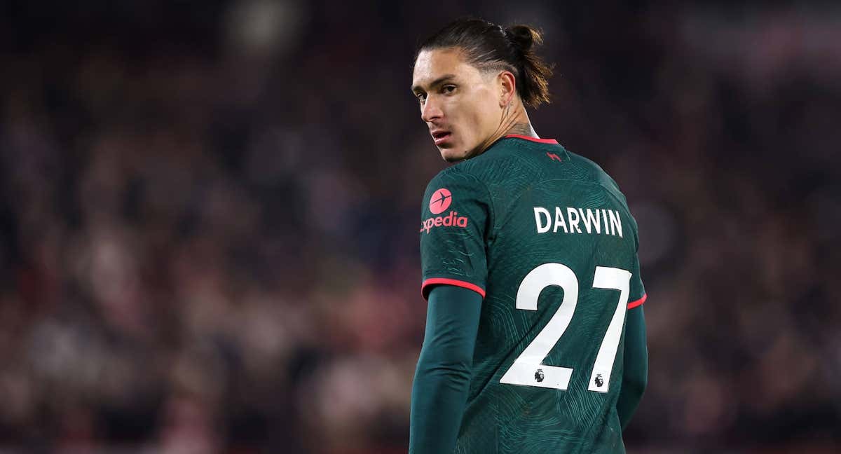 Darwin lleva cinco goles en 13 partidos./GETTY