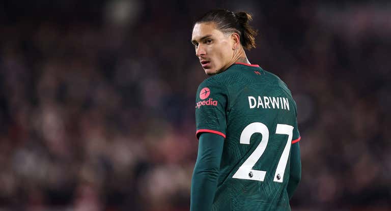 Darwin lleva cinco goles en 13 partidos.