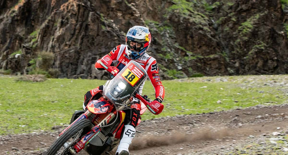 Barreda resiste al dolor y Sanders es el nuevo líder del Rally Dakar en motos