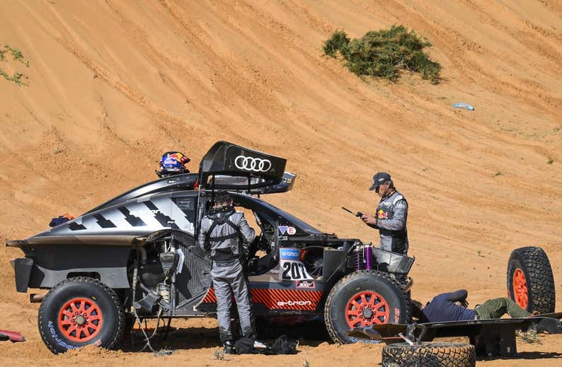 El accidente de Carlos Sainz, ¿problema del roadbook?