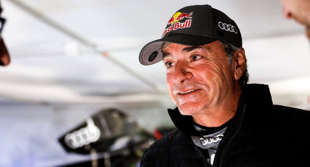Carlos Sainz, durante la etapa 7 del Rally Dakar 2023. /Audi Sport