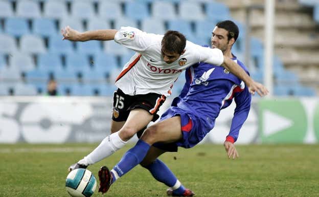 Celestini en un partido contra el Valencia.