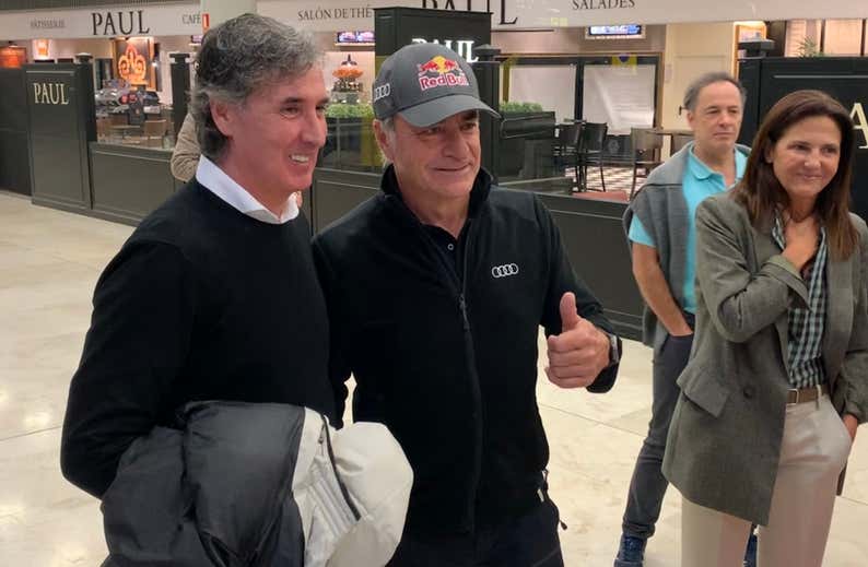 Carlos Sainz, en su vuelta a España: ¿El año que viene? Ahora, toca descansar...«