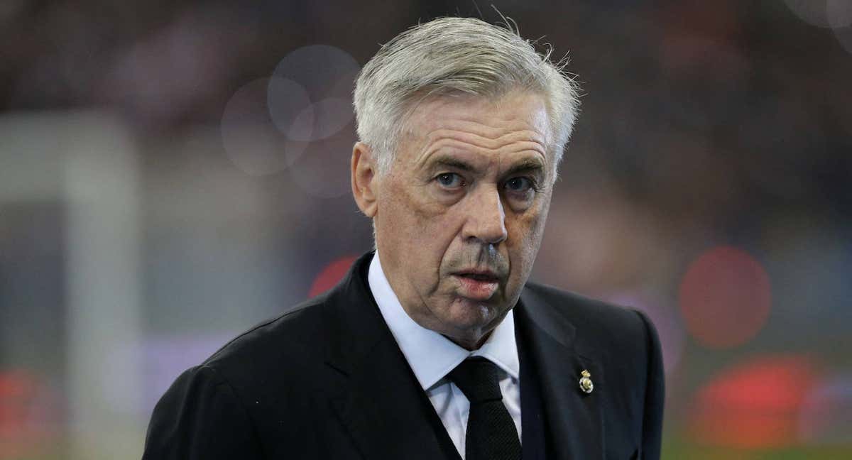 Carlo Ancelotti, durante la final de la Supercopa./Reuters