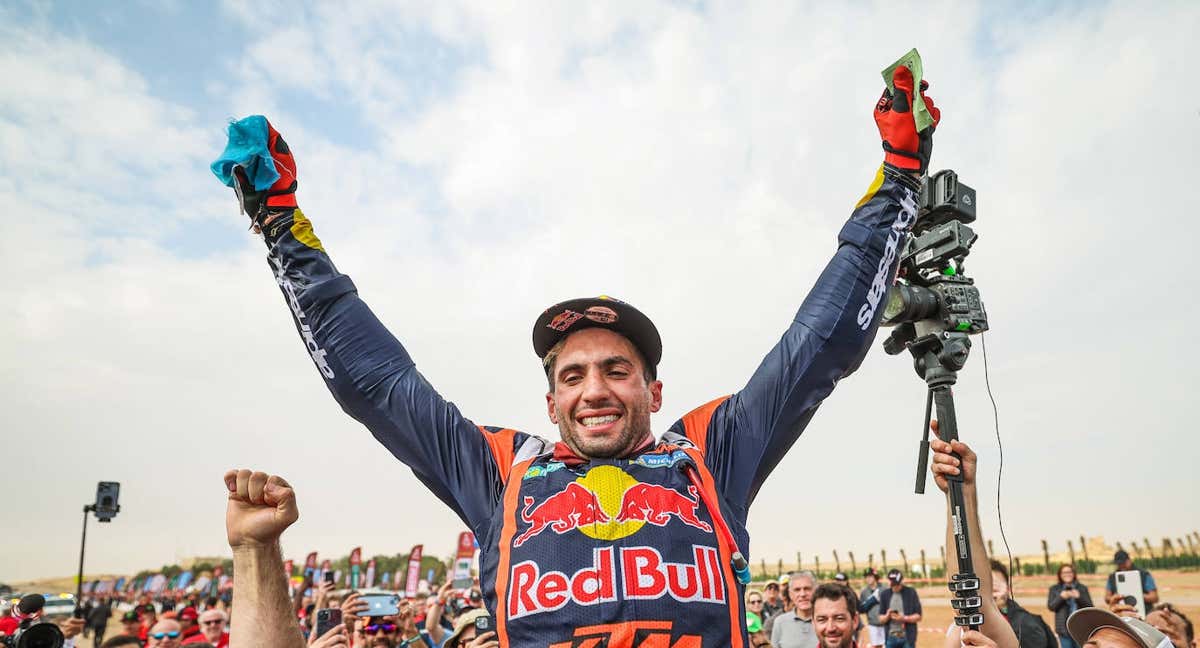 Kevin Benavides, ganador del Rally Dakar 2023. /A.S.O./F.Gooden/DPPI