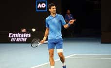 Novak Djokovic recupera la sonrisa en el Open de Australia