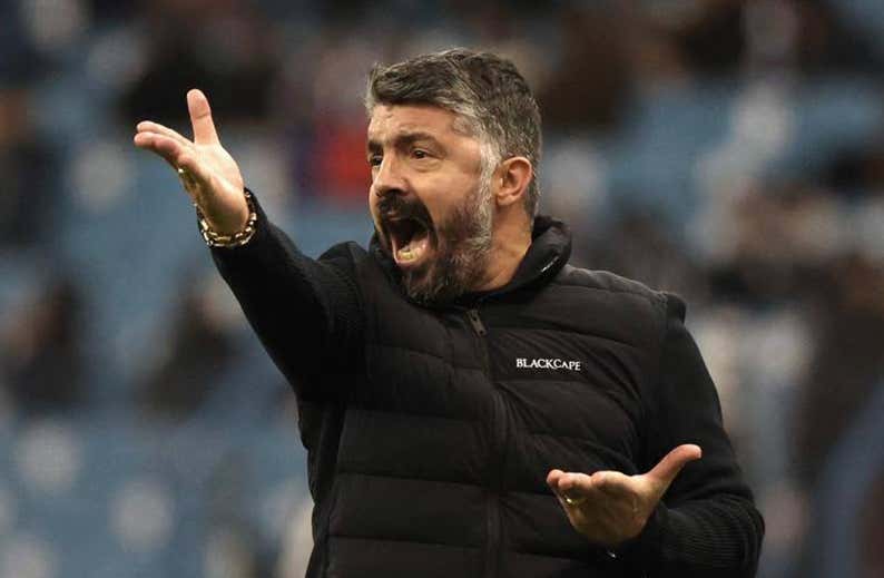 Colleja de Gattuso: “He dado 100 nombres al club, vamos tarde con los fichajes”