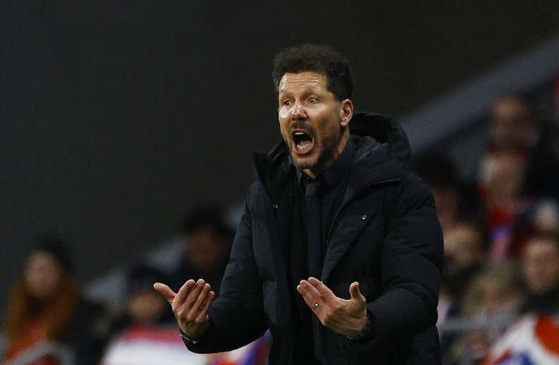 Simeone calienta el derbi