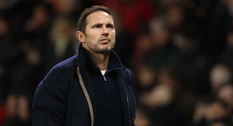 Lampard durante un partido del Everton.