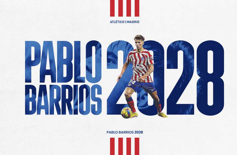 Pablo Barrios, blindado: cláusula de 100 millones de euros