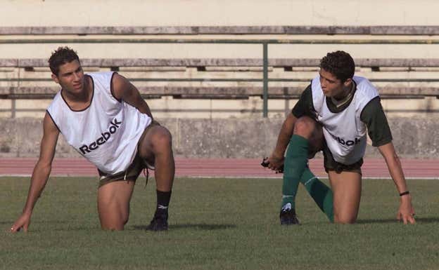 Quaresma se entrena junto a Cristiano en el Sporting.  GETTY
