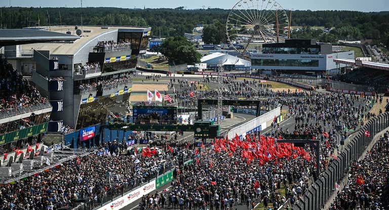 Una imagen reciente del circuito de Le Mans.