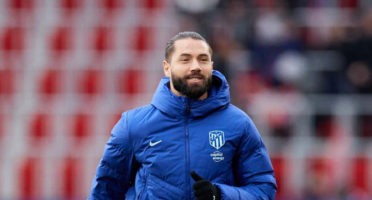 Felipe, en un partido con el Atlético./EFE