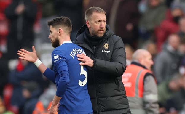 Jorginho no contaba para Graham Potter. REUTERS