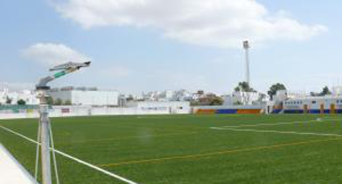 El estadio del Conil CF, Municipal José António Pérez Ureba.