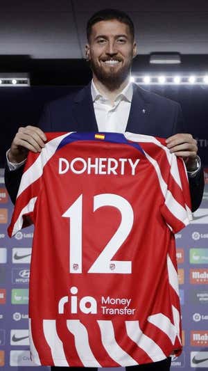 Doherty, fichaje de última hora del Atlético de Madrid. @Atleti