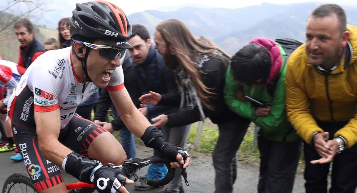 Ibai Salas, durante una competición en 2018. /EFE/Javier Etxezarreta