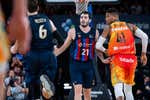 Álex Abrines culmina la remontada del Barça ante un sólido Valencia Basket